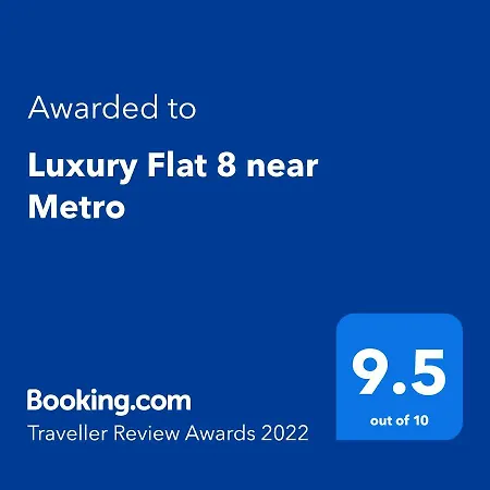 Luxury Flat 8 Near Metro
