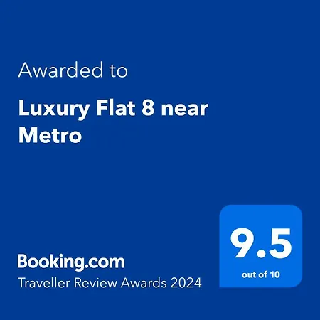 Luxury Flat 8 Near Metro Apartamento